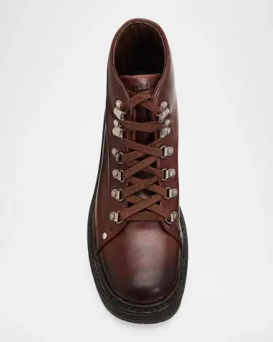 Miu Miu 40mm Lace-Up Leather Combat Boots | Thumbnail 6 Miu Miu 40mm Lace-Up Leather Combat Boots | Thumbnail 6
