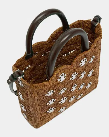 Rabanne Sac a Main Raffia Tote Bag | Thumbnail 4 Rabanne Sac a Main Raffia Tote Bag | Thumbnail 4