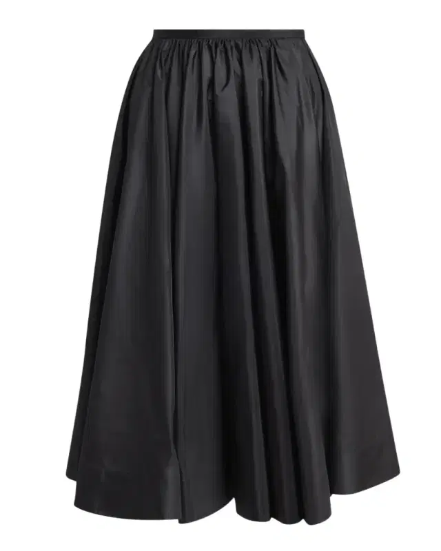 Valentino Garavani Silk Taffeta Full Midi Skirt
