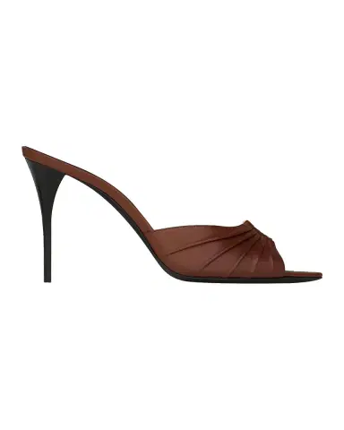 Saint Laurent Babylone 90MM Leather Mules | Thumbnail 3