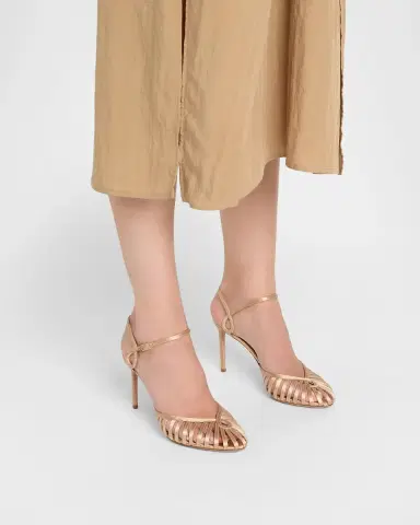 Aquazzura 85mm Sweet Surrender Satin Caged Pumps | Thumbnail 2 Aquazzura 85mm Sweet Surrender Satin Caged Pumps | Thumbnail 2