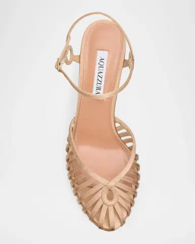 Aquazzura 85mm Sweet Surrender Satin Caged Pumps | Thumbnail 6 Aquazzura 85mm Sweet Surrender Satin Caged Pumps | Thumbnail 6
