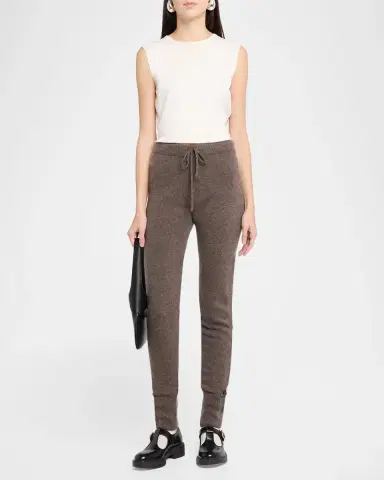 Simone Rocha Cashmere Rib Skinny-Leg Joggers | Thumbnail 2 Simone Rocha Cashmere Rib Skinny-Leg Joggers | Thumbnail 2