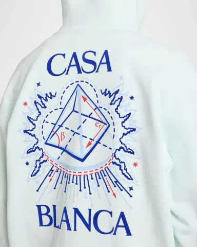 Casablanca Men's Graphic Cotton Zip-Front Hoodie | Thumbnail 5 Casablanca Men's Graphic Cotton Zip-Front Hoodie | Thumbnail 5