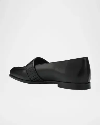 Manolo Blahnik Minoffa Leather Loafers | Thumbnail 4