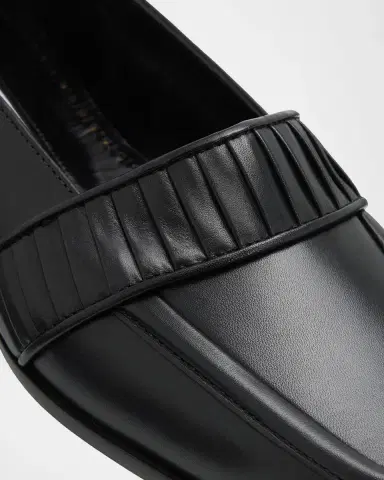 Manolo Blahnik Minoffa Leather Loafers | Thumbnail 5