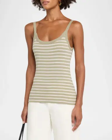 Vince Striped Tank Top | Thumbnail 4 Vince Striped Tank Top | Thumbnail 4