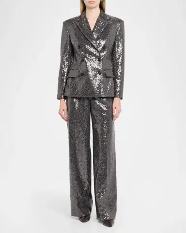 Brunello Cucinelli Sequin Embellished Suit-Type Jacket | Thumbnail 2 Brunello Cucinelli Sequin Embellished Suit-Type Jacket | Thumbnail 2