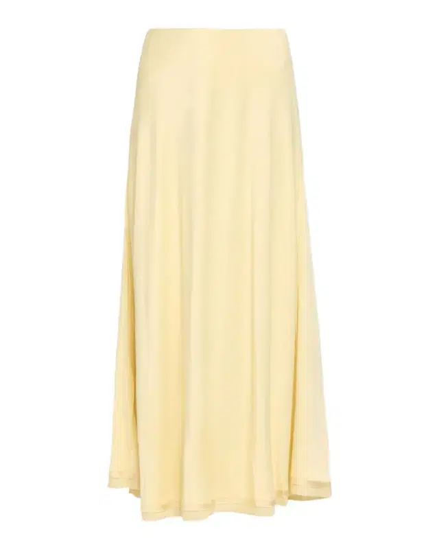 Vince Pleated Midi Skirt