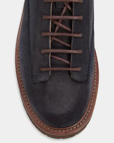 Brunello Cucinelli Men's Suede Lace-Up Ankle Boots | Thumbnail 3 Brunello Cucinelli Men's Suede Lace-Up Ankle Boots | Thumbnail 3