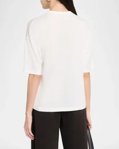 Vince Relaxed Short-Sleeve T-Shirt | Thumbnail 3 Vince Relaxed Short-Sleeve T-Shirt | Thumbnail 3