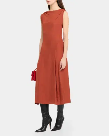 Theory Draped Parachute Dress | Thumbnail 4