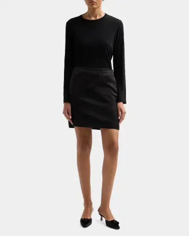 Manolo Blahnik Caulon 50MM Satin Velvet-Trimmed Mules | Thumbnail 3 Manolo Blahnik Caulon 50MM Satin Velvet-Trimmed Mules | Thumbnail 3