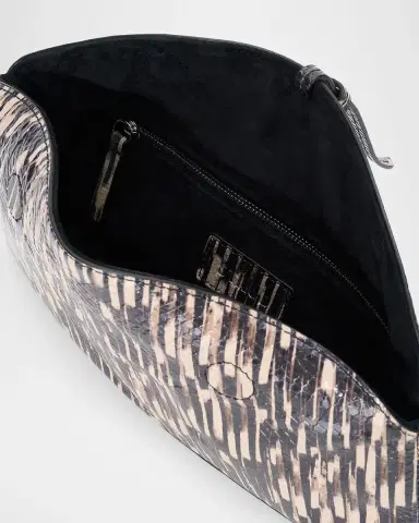 Staud Eve Printed Leather Clutch | Thumbnail 4 Staud Eve Printed Leather Clutch | Thumbnail 4