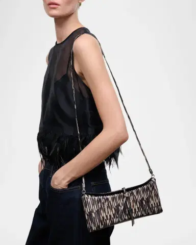 Staud Eve Printed Leather Clutch | Thumbnail 5 Staud Eve Printed Leather Clutch | Thumbnail 5