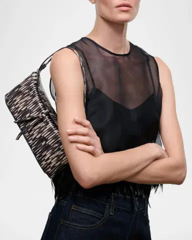 Staud Eve Printed Leather Clutch | Thumbnail 6 Staud Eve Printed Leather Clutch | Thumbnail 6