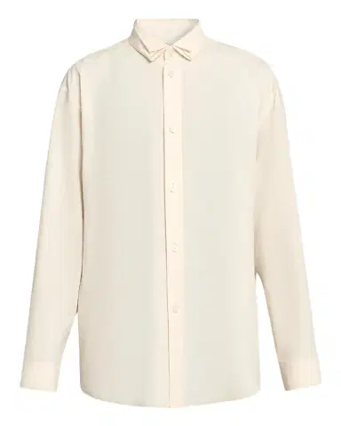 Homme Plissé Issey Miyake Men's Pleated-Collar Dress Shirt | Thumbnail 1 Homme Plissé Issey Miyake Men's Pleated-Collar Dress Shirt | Thumbnail 1