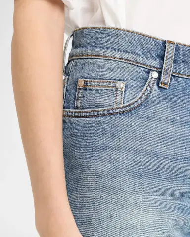 Stella McCartney Mid-Rise Patchwork Straight-Leg Jeans | Thumbnail 5 Stella McCartney Mid-Rise Patchwork Straight-Leg Jeans | Thumbnail 5