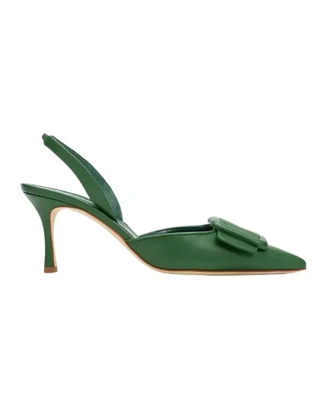 Manolo Blahnik Maysli 70MM Slingback Pumps
