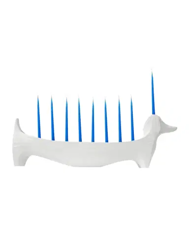 Jonathan Adler Dachshund Stoneware Menorah | Thumbnail 2