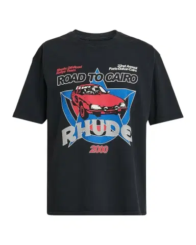 Rhude Men's Road To Cairo Graphic T-Shirt | Thumbnail 1 Rhude Men's Road To Cairo Graphic T-Shirt | Thumbnail 1
