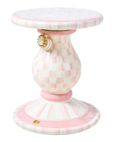 MacKenzie-Childs Outdoor Rosy Umbrella Stand Side Table | Thumbnail 1