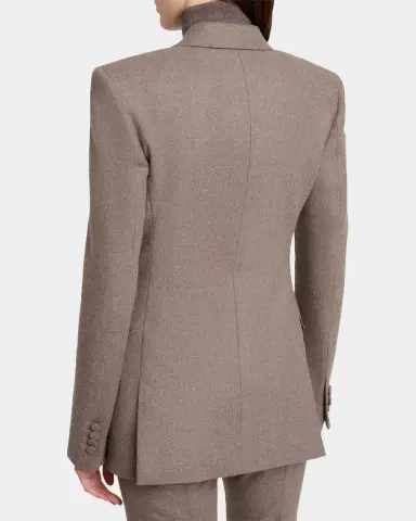 Gabriela Hearst Gavin Wool-Cashmere Flannel Double-Breasted Blazer Jacket | Thumbnail 3 Gabriela Hearst Gavin Wool-Cashmere Flannel Double-Breasted Blazer Jacket | Thumbnail 3