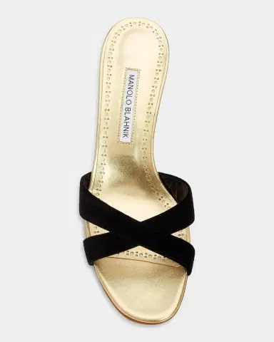 Manolo Blahnik Callydramu 50MM Slanted-Heel Sandals | Thumbnail 5 Manolo Blahnik Callydramu 50MM Slanted-Heel Sandals | Thumbnail 5