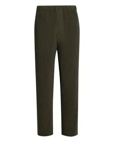 Homme Plissé Issey Miyake Men's Pleated Straight Leg Pull-On Pants | Thumbnail 1 Homme Plissé Issey Miyake Men's Pleated Straight Leg Pull-On Pants | Thumbnail 1