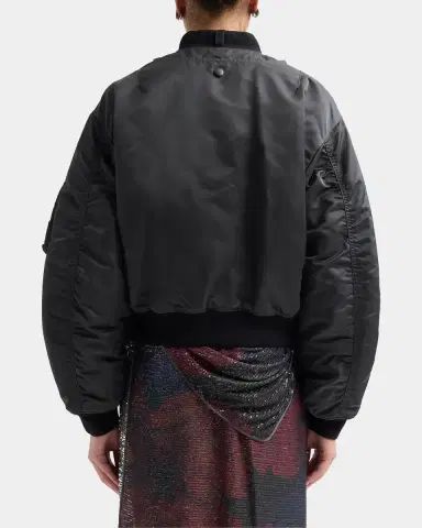 MM6 MAISON MARGIELA Reversible Bomber Jacket | Thumbnail 3 MM6 MAISON MARGIELA Reversible Bomber Jacket | Thumbnail 3