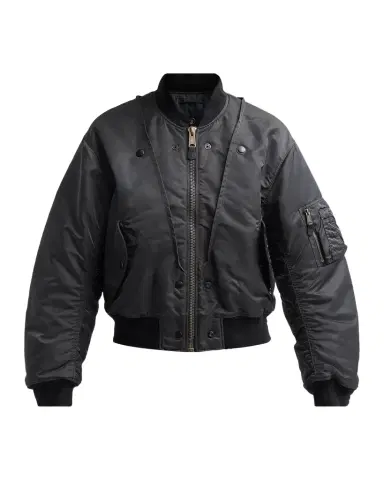 MM6 MAISON MARGIELA Reversible Bomber Jacket | Thumbnail 1 MM6 MAISON MARGIELA Reversible Bomber Jacket | Thumbnail 1