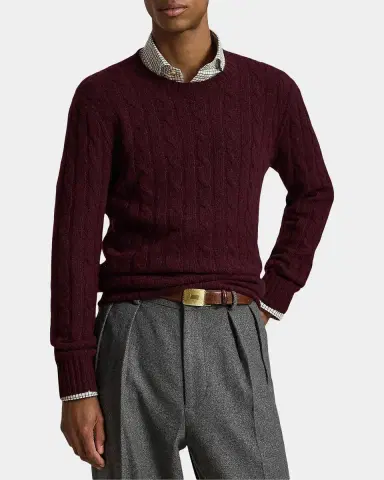 Polo Ralph Lauren Cable-Knit Cashmere Sweater | Thumbnail 4