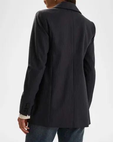 Favorite Daughter The Suits You Pinstripe Blazer | Thumbnail 3