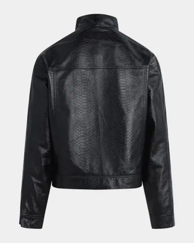 Hudson Men's Leather Stand-Collar Jacket | Thumbnail 7 Hudson Men's Leather Stand-Collar Jacket | Thumbnail 7
