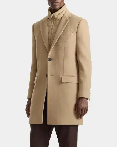 Mackage Men's Skai-SLB 3-in-1 Wool Overcoat with Removable Down Liner | Thumbnail 4 Mackage Men's Skai-SLB 3-in-1 Wool Overcoat with Removable Down Liner | Thumbnail 4