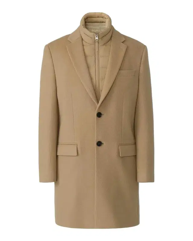 Mackage Men's Skai-SLB 3-in-1 Wool Overcoat with Removable Down Liner