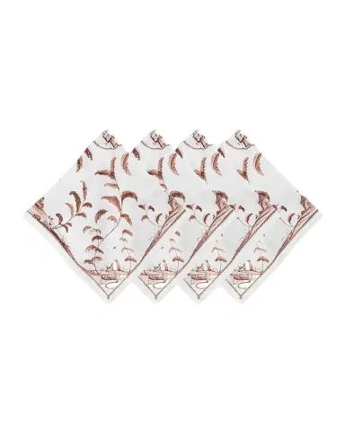 Juliska Country Estate Harvest Sepia Napkins, Set of 4 | Thumbnail 1 Juliska Country Estate Harvest Sepia Napkins, Set of 4 | Thumbnail 1