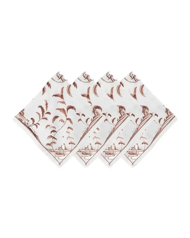 Juliska Country Estate Harvest Sepia Napkins, Set of 4