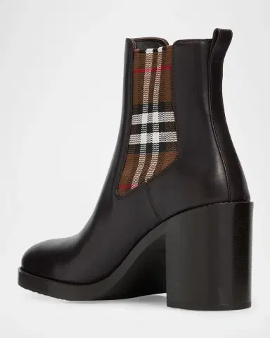 Burberry 70mm Hampstead Leather Chelsea Booties | Thumbnail 2 Burberry 70mm Hampstead Leather Chelsea Booties | Thumbnail 2