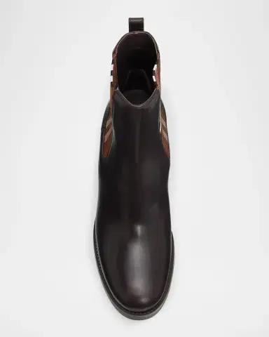 Burberry 70mm Hampstead Leather Chelsea Booties | Thumbnail 4 Burberry 70mm Hampstead Leather Chelsea Booties | Thumbnail 4