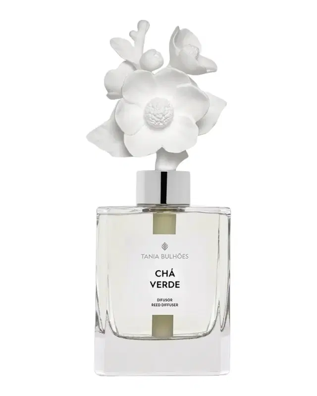 Tania Bulhoes Camelia Porcelain Diffuser - Cha Verde