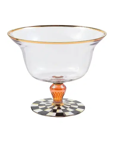 MacKenzie-Childs Courtly Check Glass Bowl | Thumbnail 1