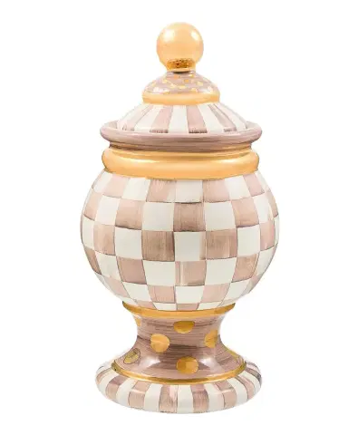 MacKenzie-Childs Check Ceramic Storage Container | Thumbnail 1