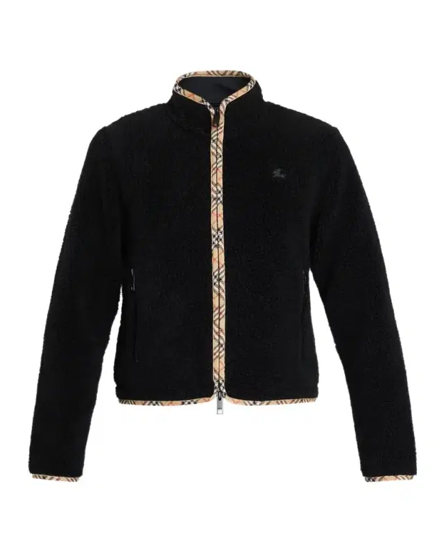 Burberry Check Cashmere Cardigan