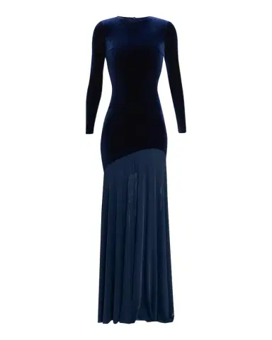 Chiara Boni La Petite Robe Janina Velvet A-Line Gown | Thumbnail 1 Chiara Boni La Petite Robe Janina Velvet A-Line Gown | Thumbnail 1