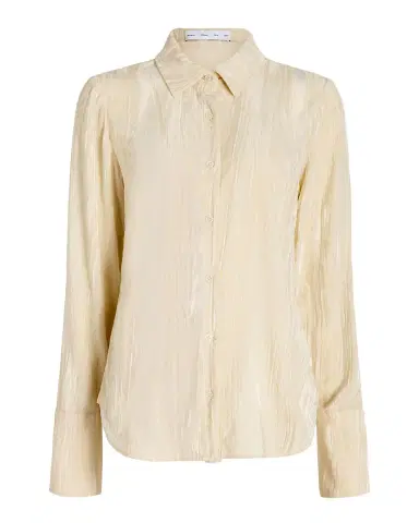 Proenza Schouler Madi Crinkled Button-Front Top | Thumbnail 3 Proenza Schouler Madi Crinkled Button-Front Top | Thumbnail 3