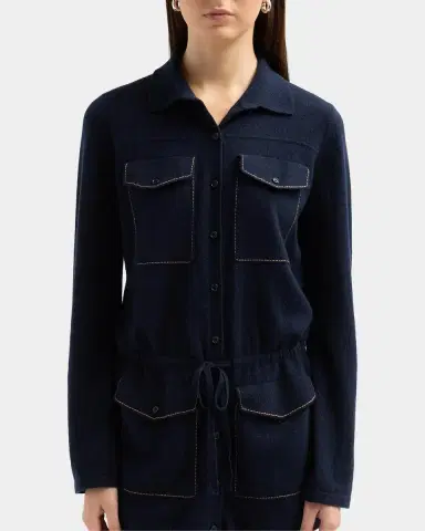 Guest In Residence Industry Cashmere Drawstring Mini Dress | Thumbnail 5
