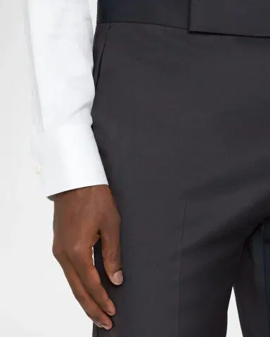 Emporio Armani Men's Wool Stretch Tuxedo with Satin Shawl Lapels | Thumbnail 10