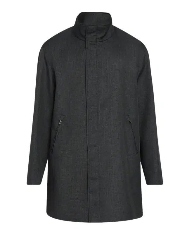 Emporio Armani Men's Storm-Placket Caban Coat