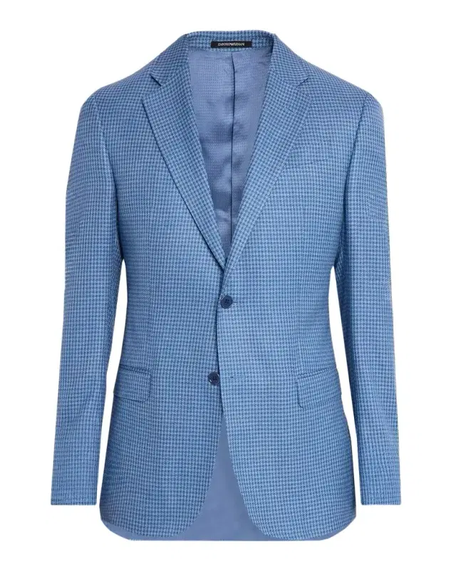 Emporio Armani Men's G Line Slim Houndstooth Single-Breasted Sport Coat